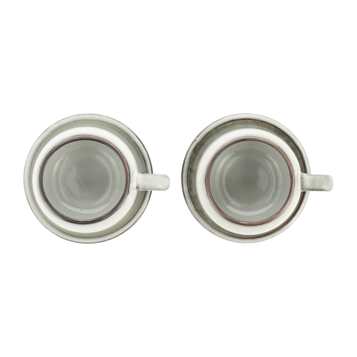 Amera Espressotasse mit Untersetzer - White sands - Lene Bjerre