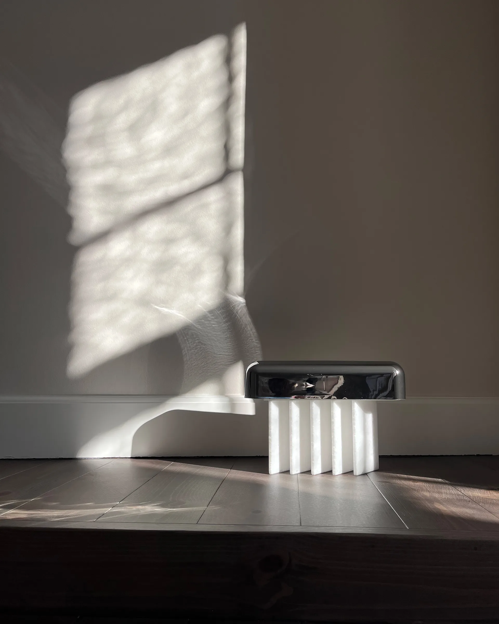 Beetle Tischlampe tragbar, Chrome 101 Copenhagen