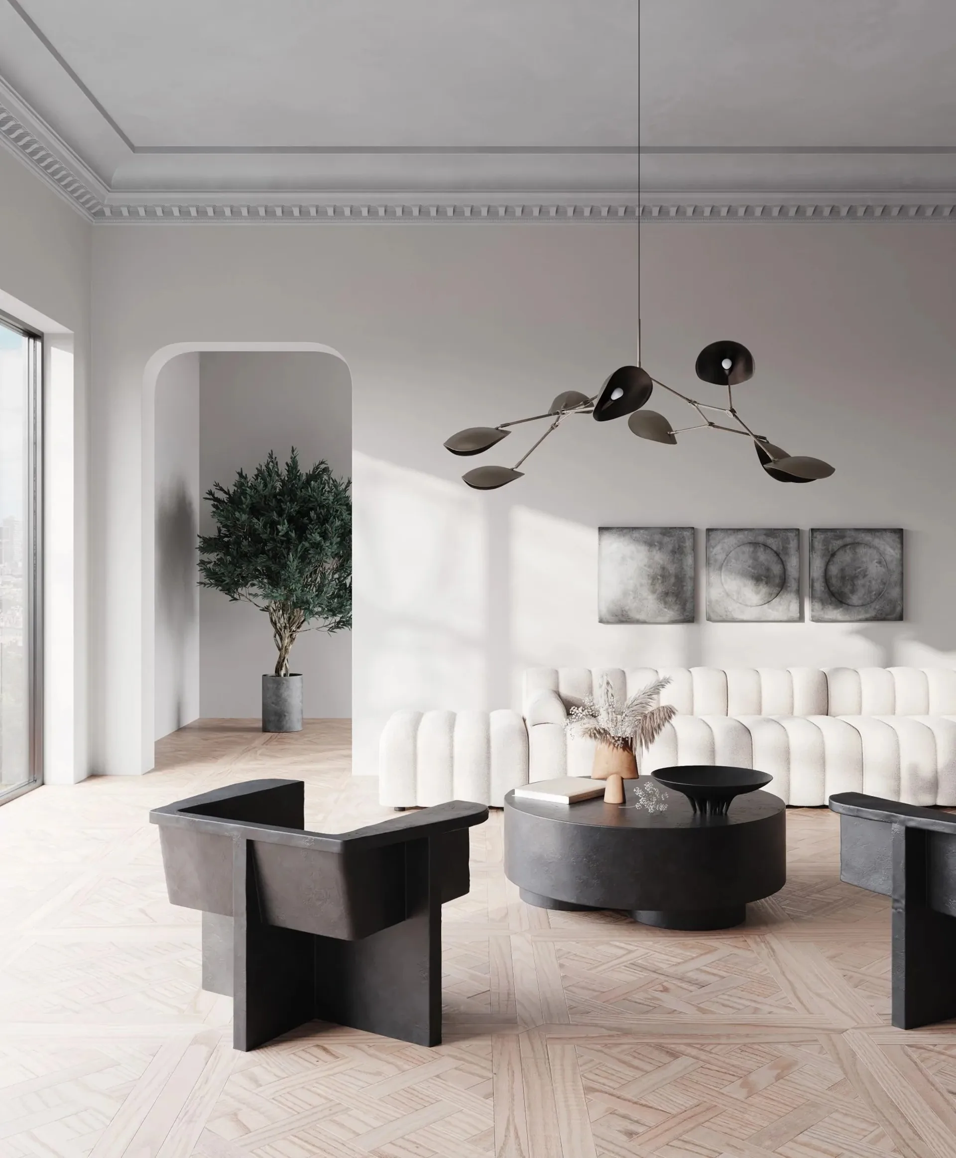 Big Foot Beistelltisch big Ø110cm, Coffee 101 Copenhagen