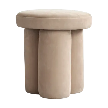Big Foot Hocker Ø38x43 cm - Nubukleder - 101 Copenhagen