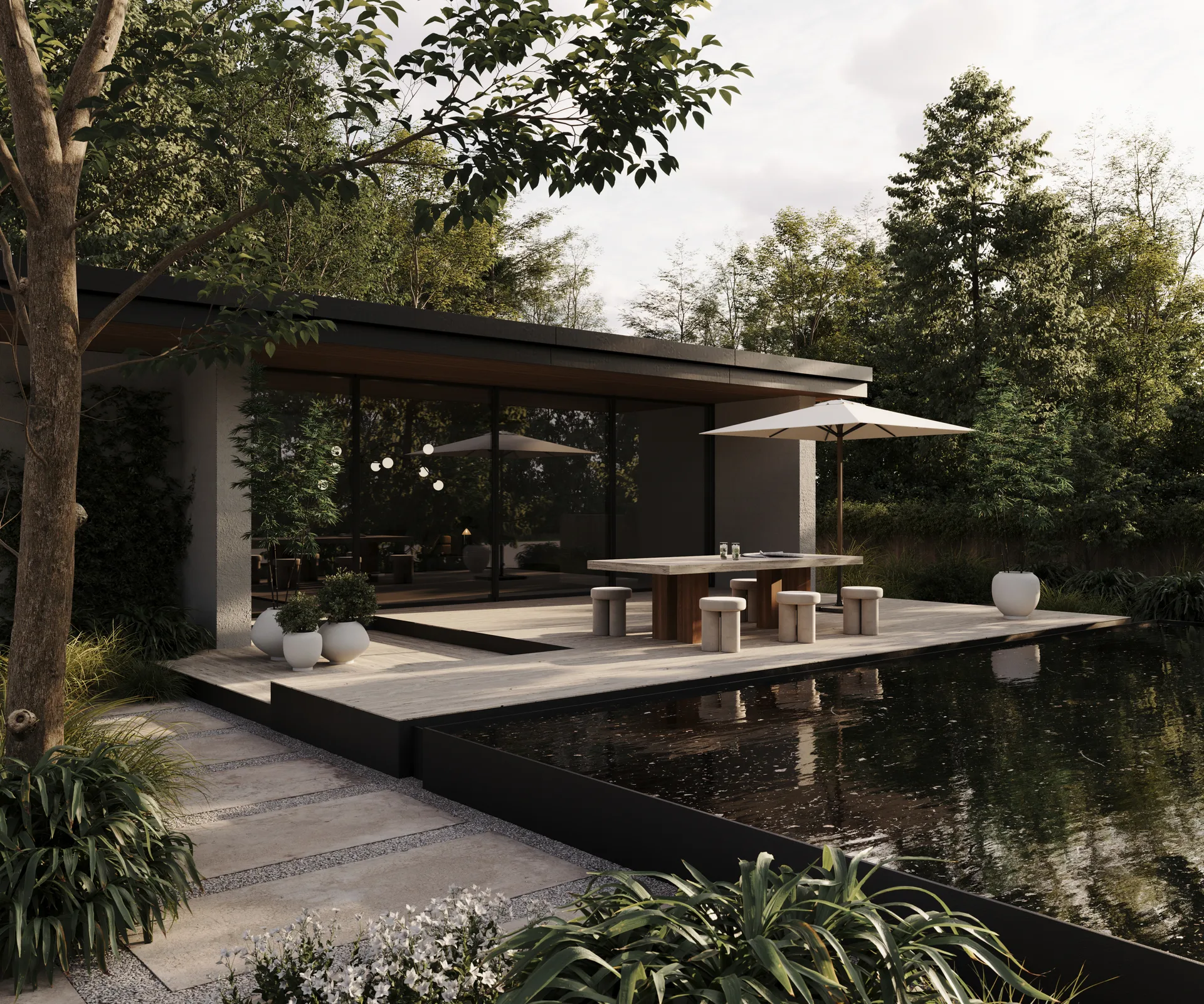 Big Foot Hocker, Warm Ash 101 Copenhagen