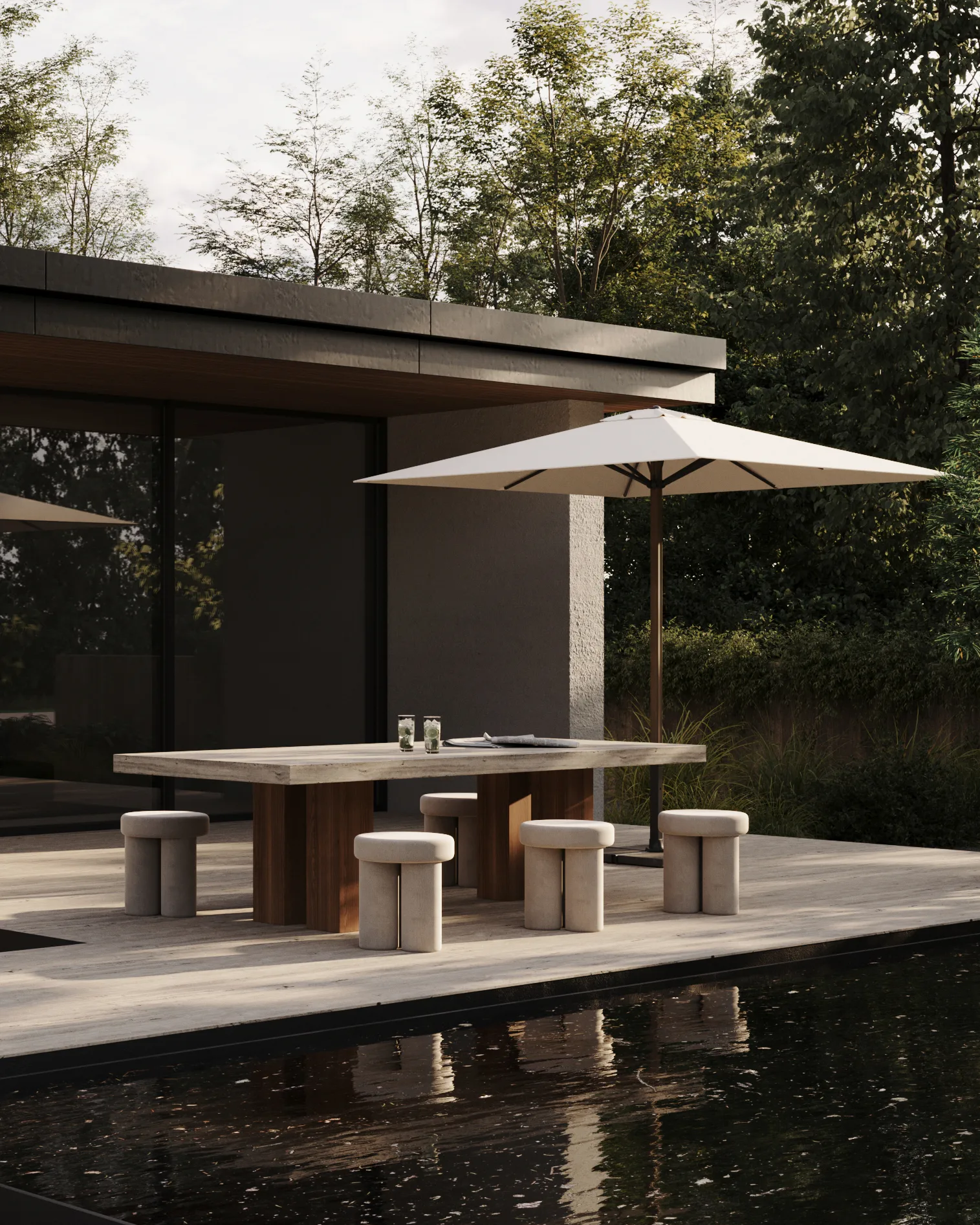 Big Foot Hocker, Warm Ash 101 Copenhagen