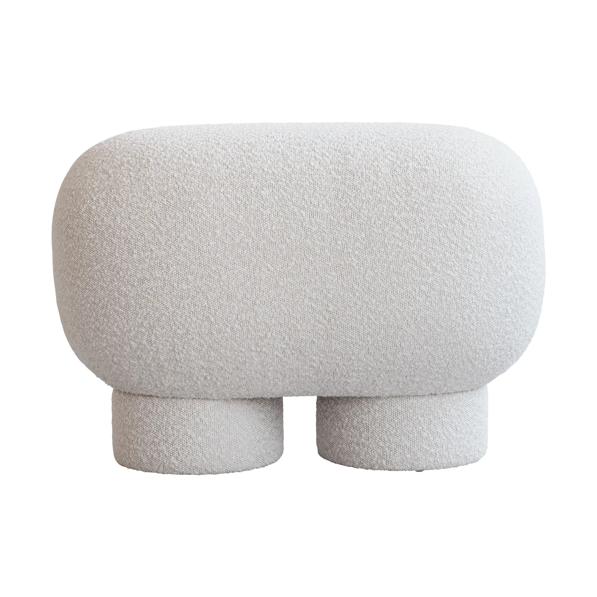 Big Foot petit Bank 70x47 cm, Bouclé 101 Copenhagen