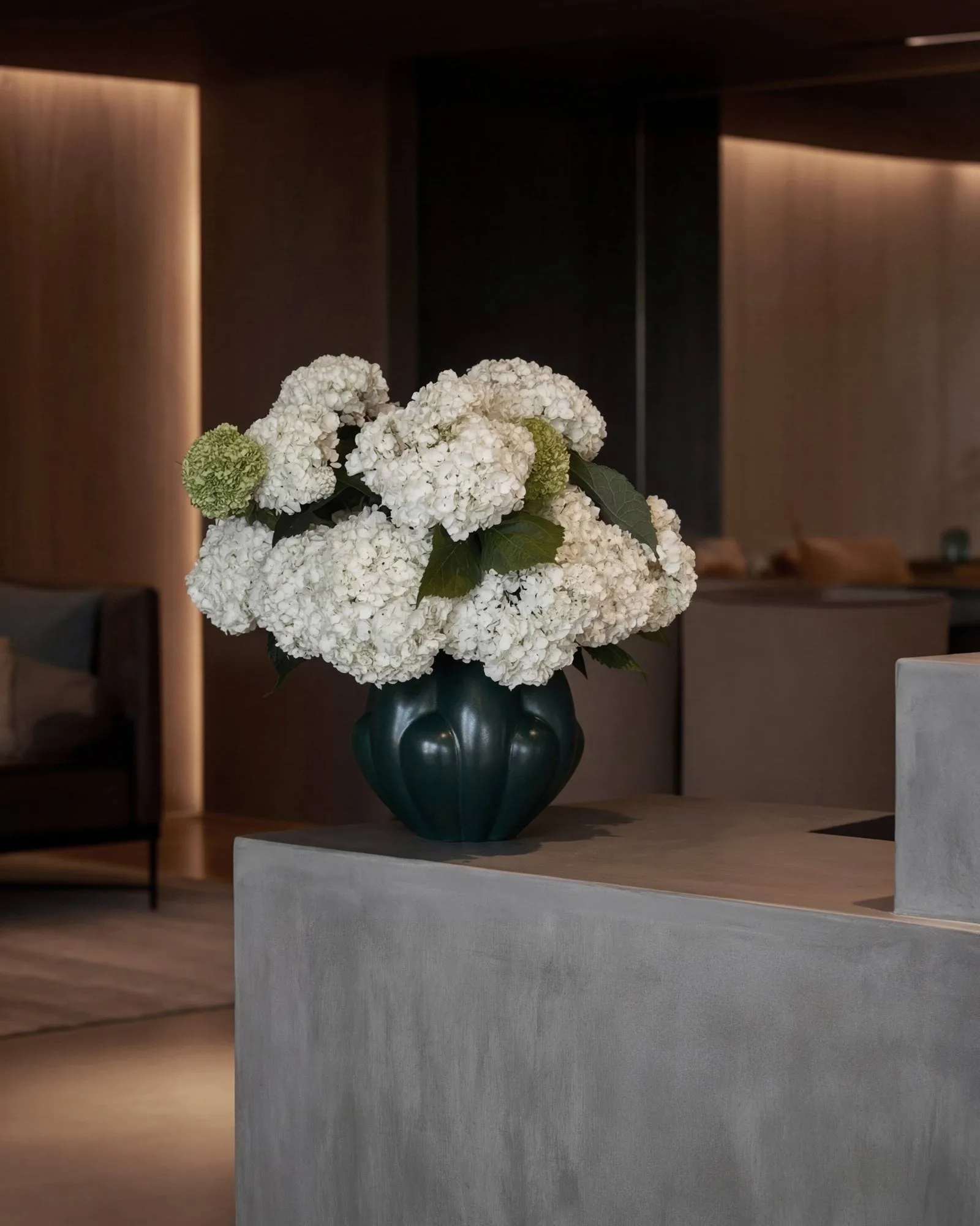 Bloom Vase mini, Dark green 101 Copenhagen