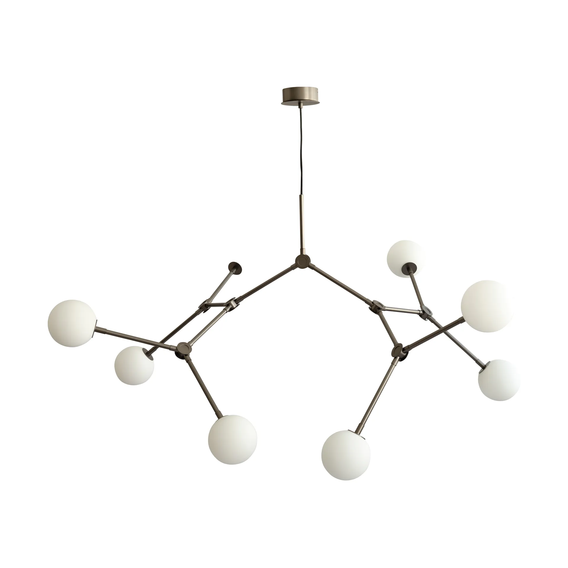 Drop Chandelier Bulp Kronleuchter grande, Grau 101 Copenhagen