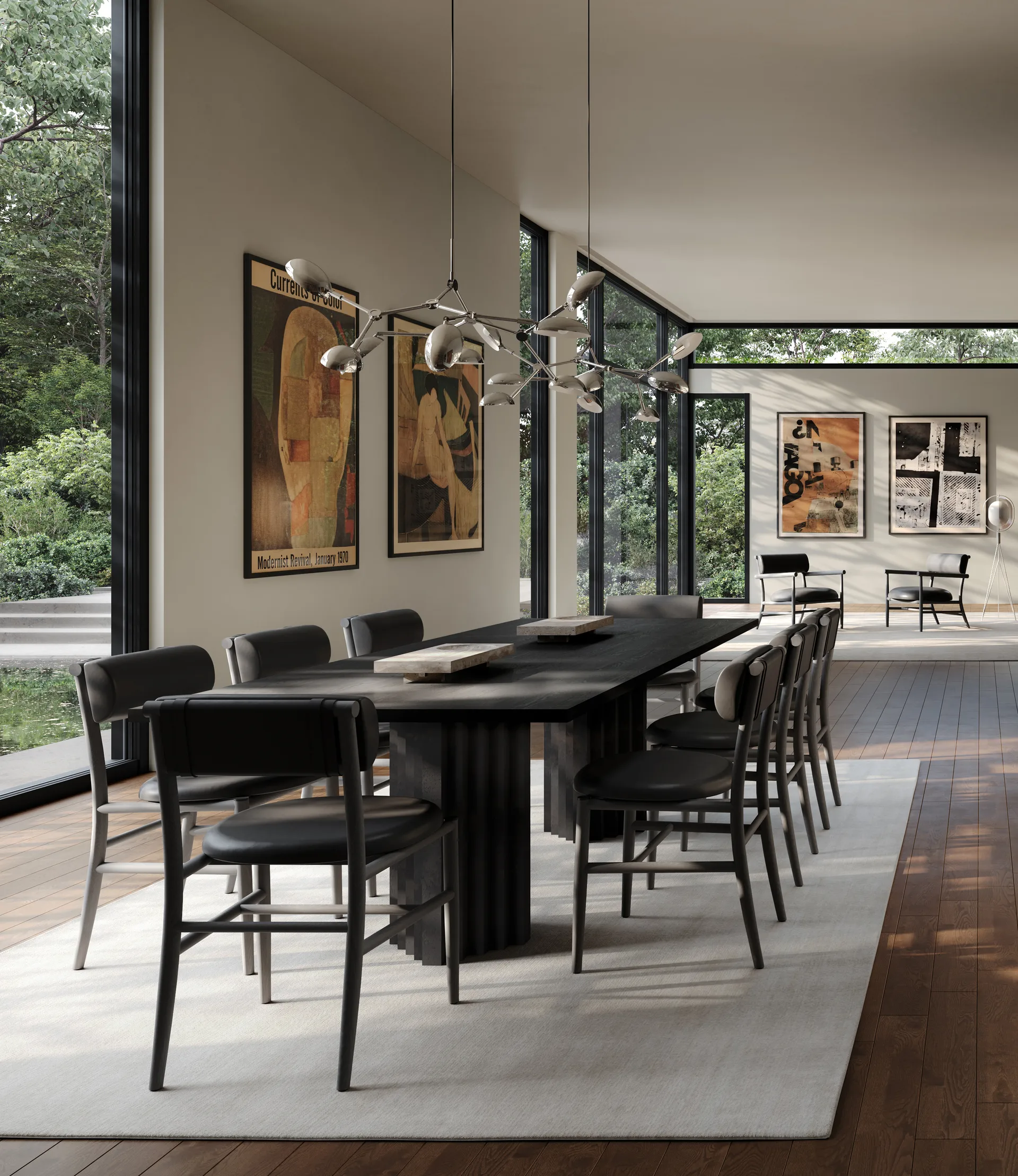 Drop Chandelier Deckenleuchte mini, Chrome 101 Copenhagen