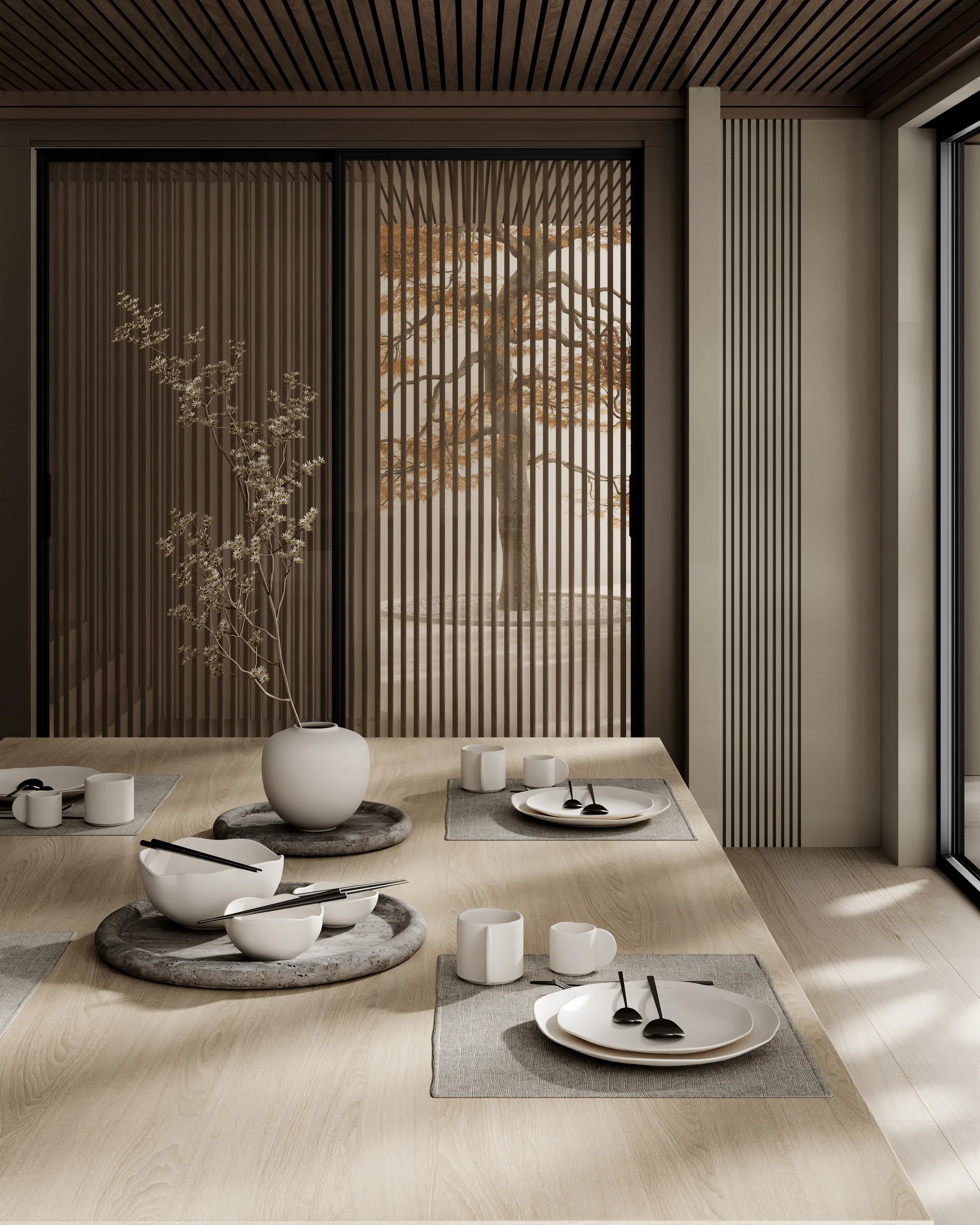 Enkei Tablett maxi 40x40 cm, Earth 101 Copenhagen