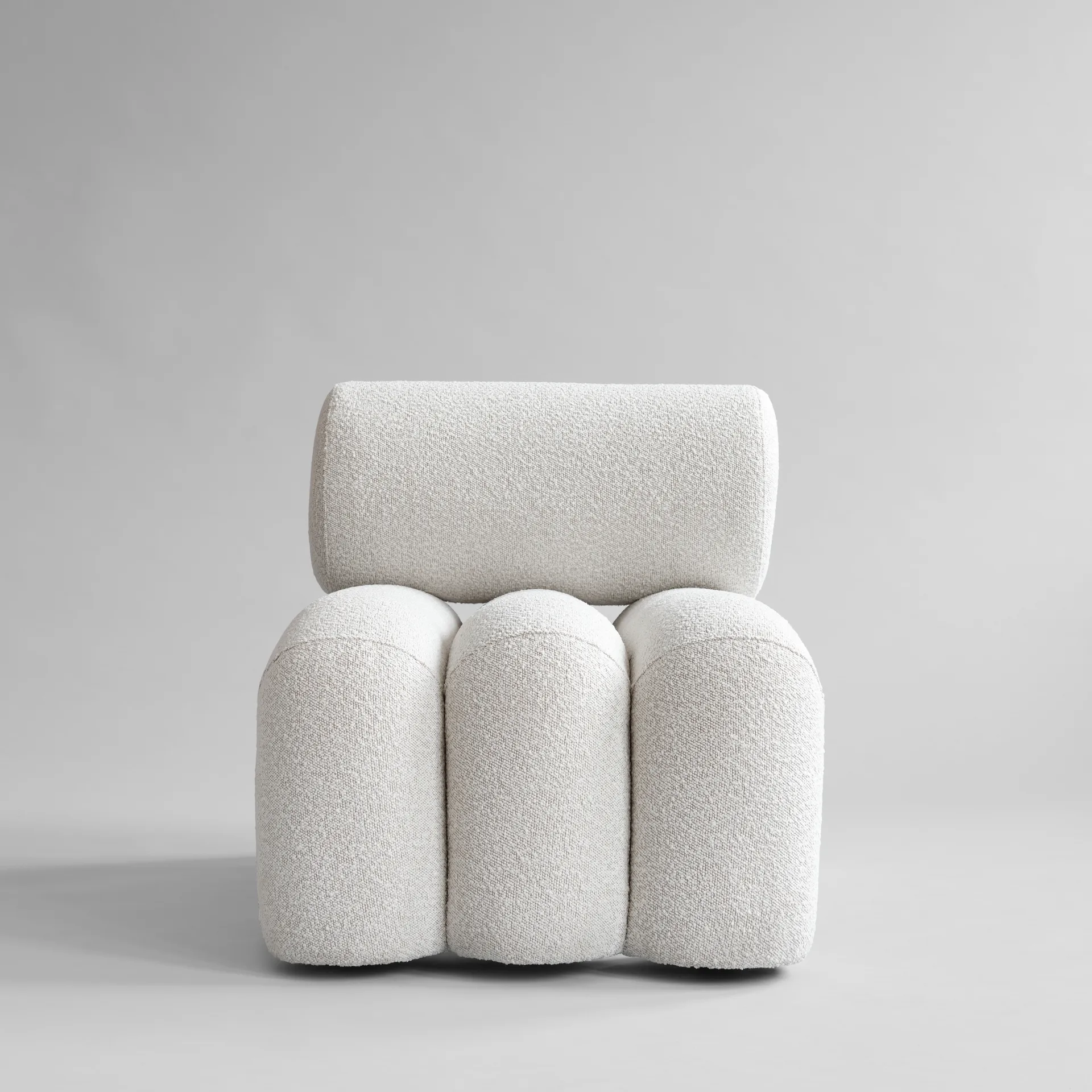 Foku Chair Loungesessel, Bouclé 101 Copenhagen
