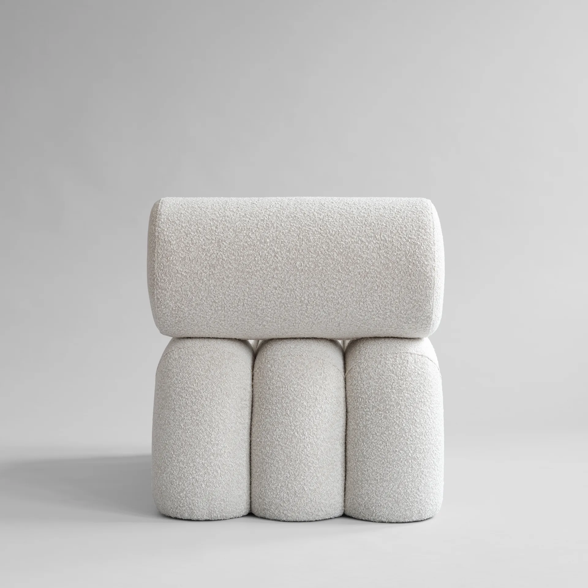 Foku Chair Loungesessel, Bouclé 101 Copenhagen