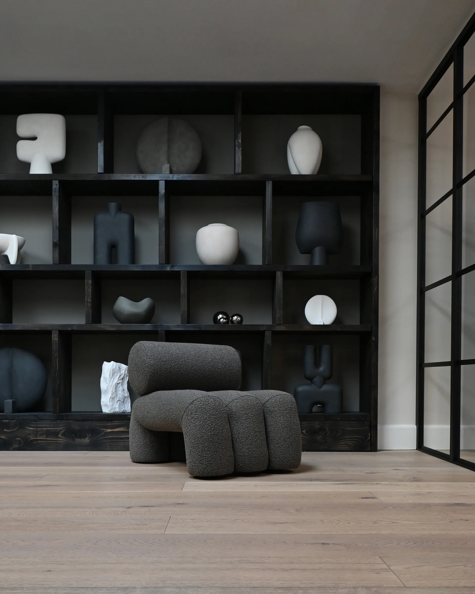 Foku Chair Loungesessel, Deep taupe 101 Copenhagen