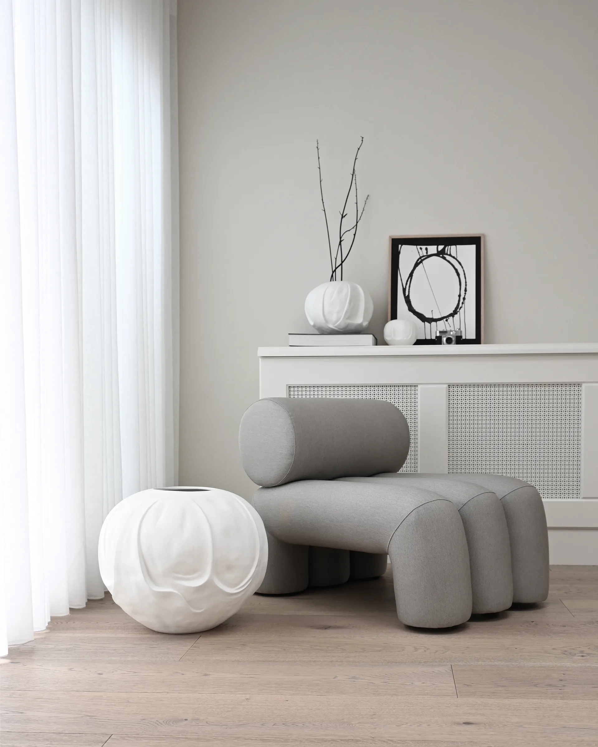 Foku Chair Loungesessel, Taupe 101 Copenhagen