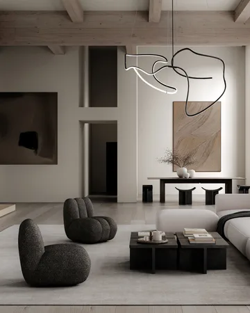 Ghost Chandelier big Deckenleuchte - Burned black - 101 Copenhagen