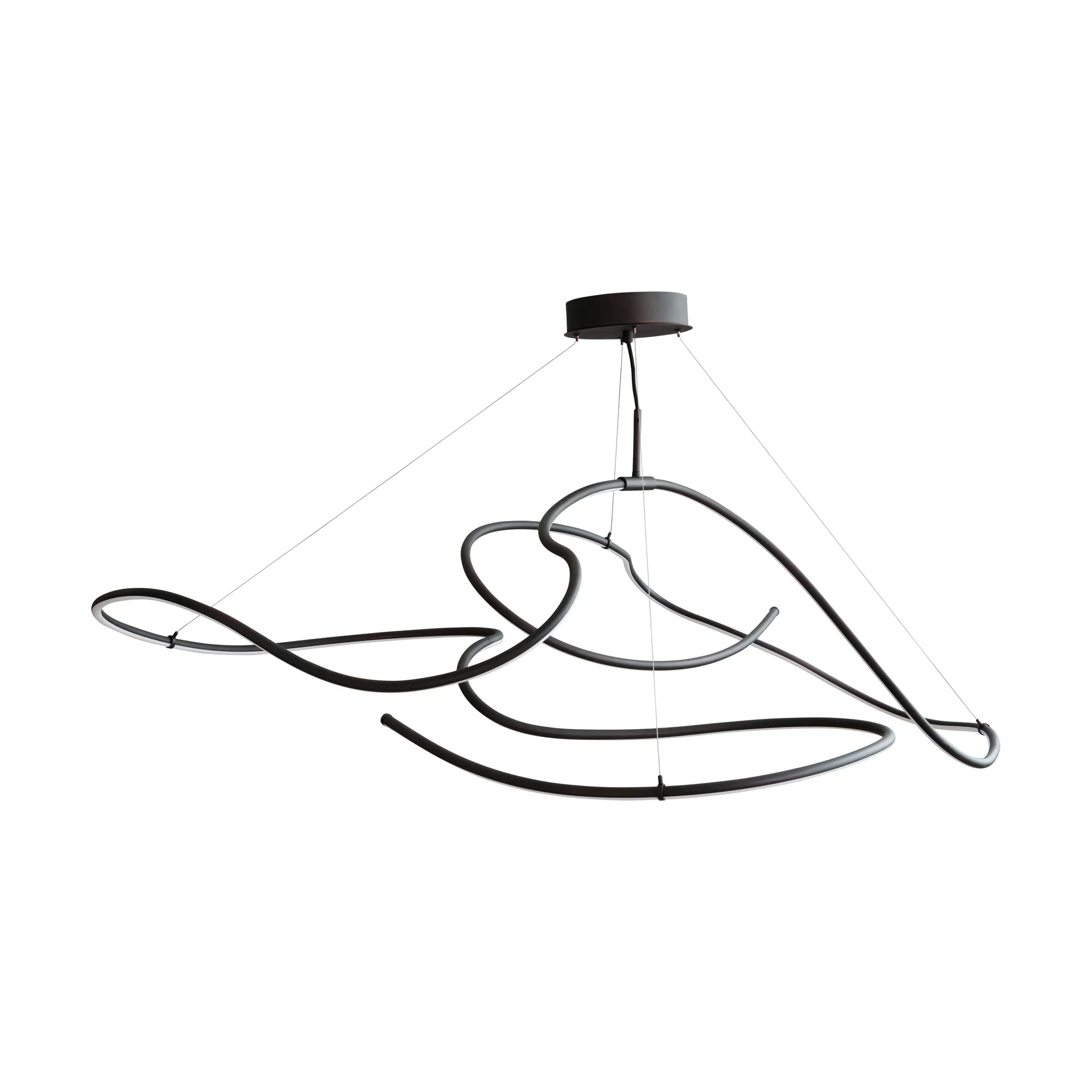 Ghost Chandelier Deckenleuchte big, Burned black 101 Copenhagen