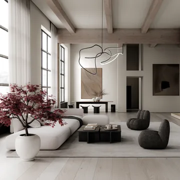 Ghost Chandelier Deckenleuchte big - Burned black - 101 Copenhagen