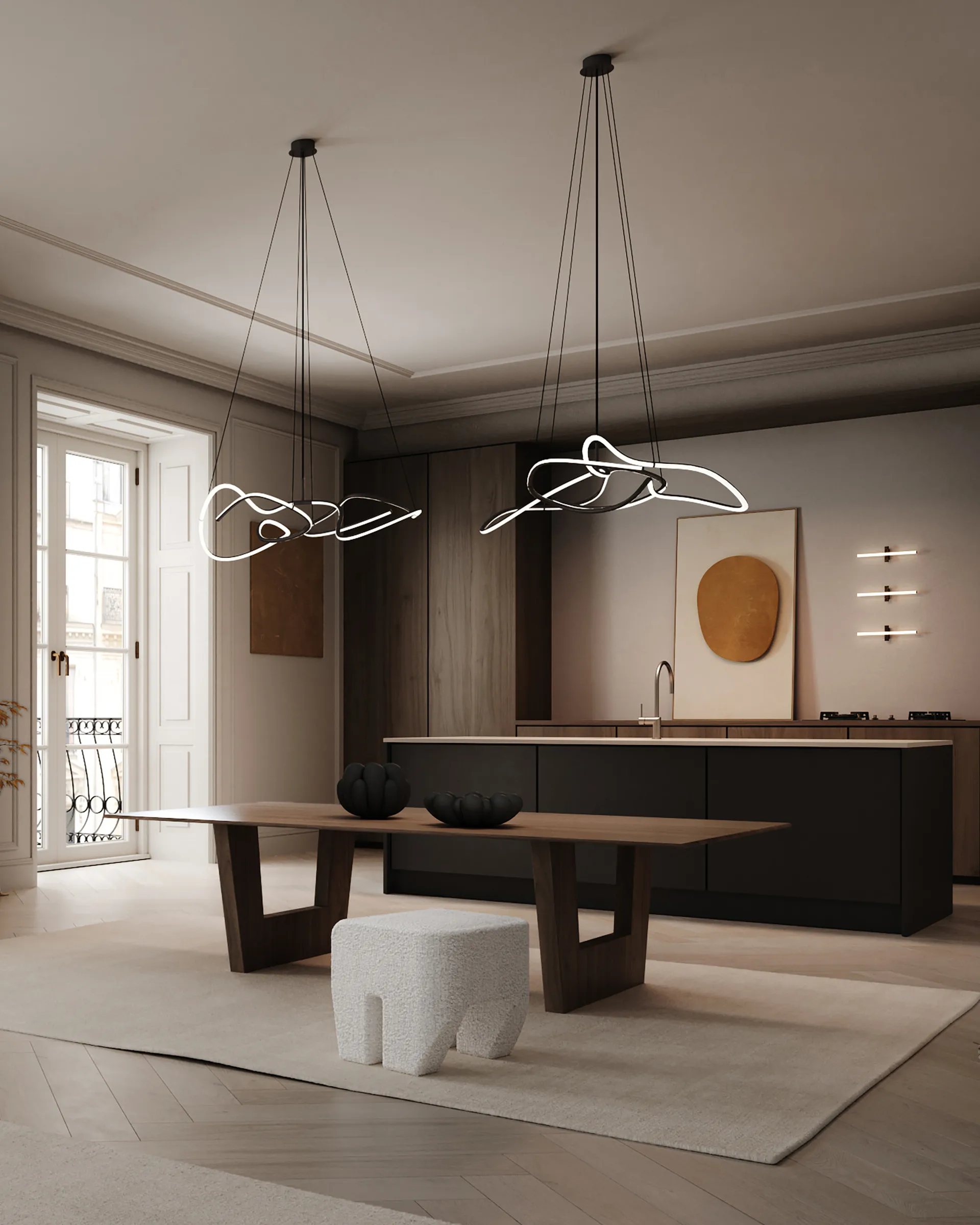 Ghost Chandelier mini Deckenleuchte, Burned black 101 Copenhagen