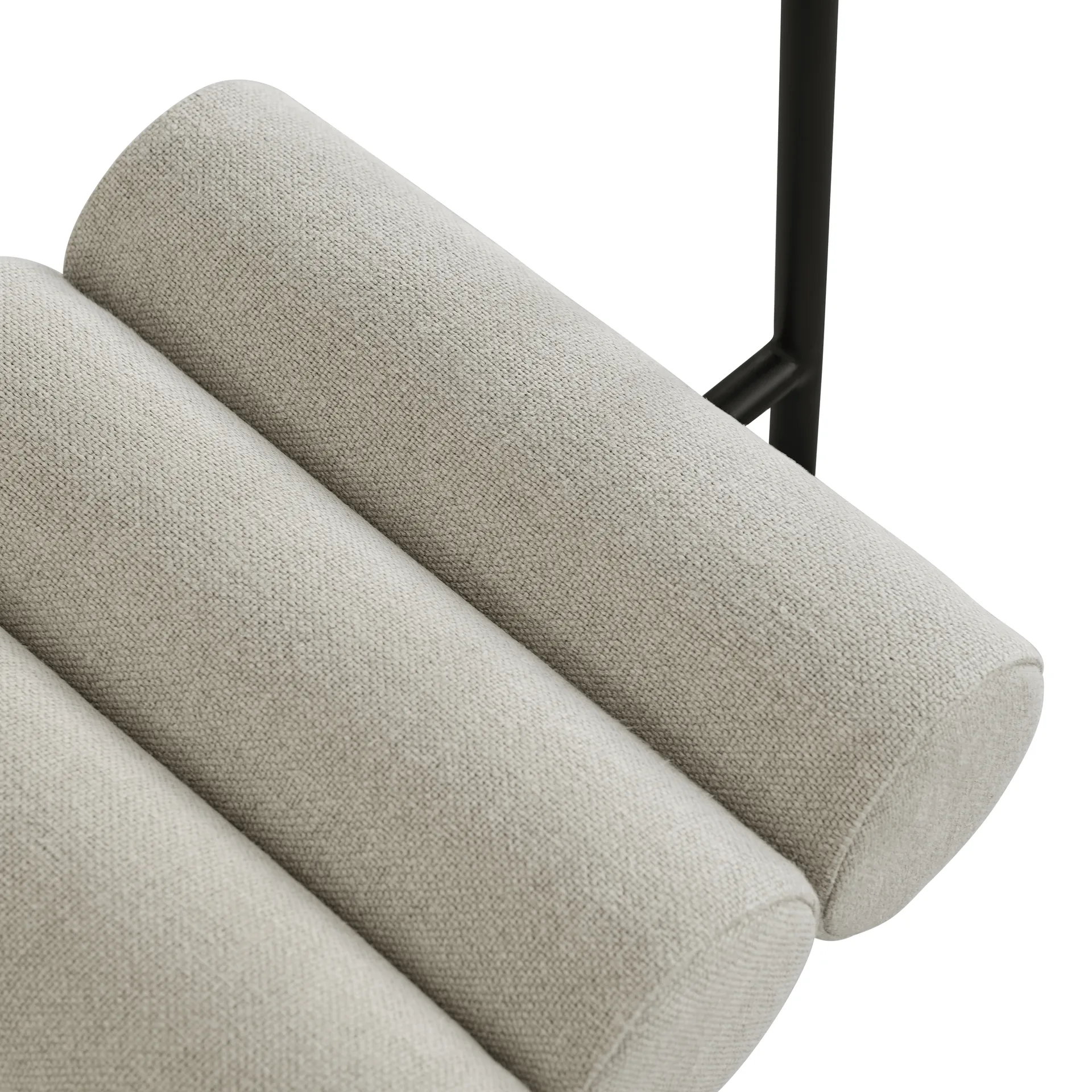 Hiro Dining Chair Stuhl, Black frame-Sand 101 Copenhagen