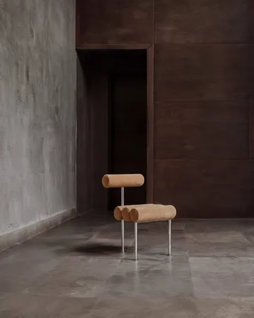 Hiro Dining Chair Stuhl - Stainless steel-desert - 101 Copenhagen