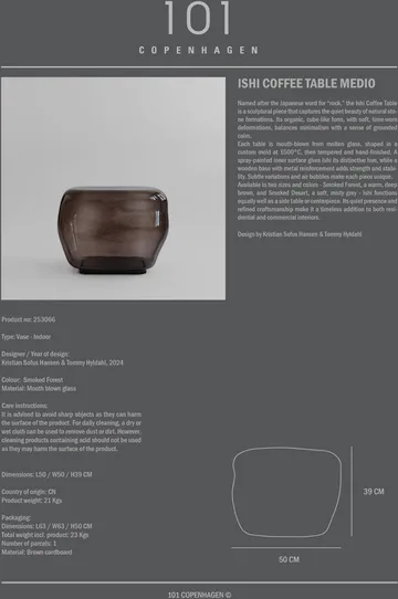 Ishi Couchtisch medio - Smoked forest - 101 Copenhagen