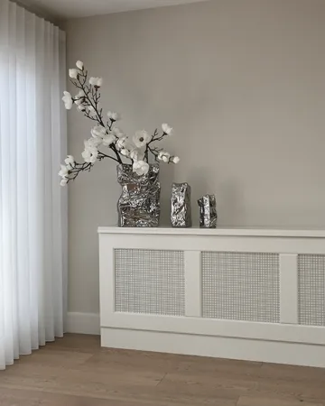 Kami Vase medio 35x16 cm - Chrome - 101 Copenhagen