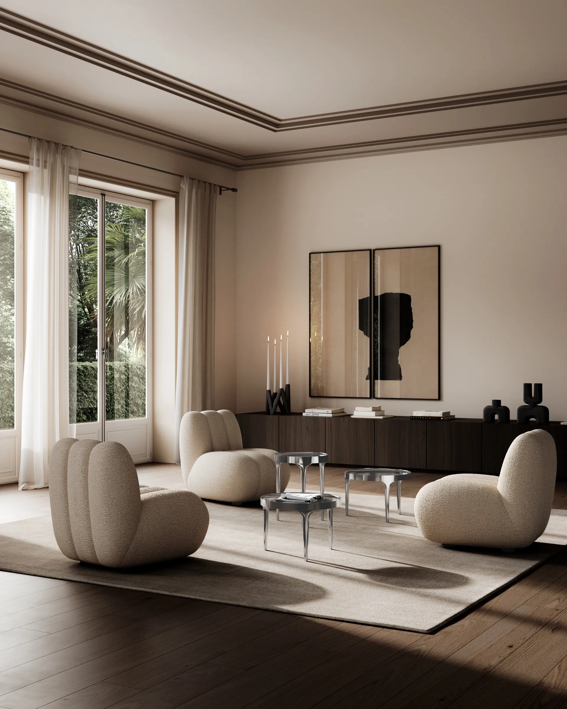 Phantom Beistelltisch, Chrome low 101 Copenhagen