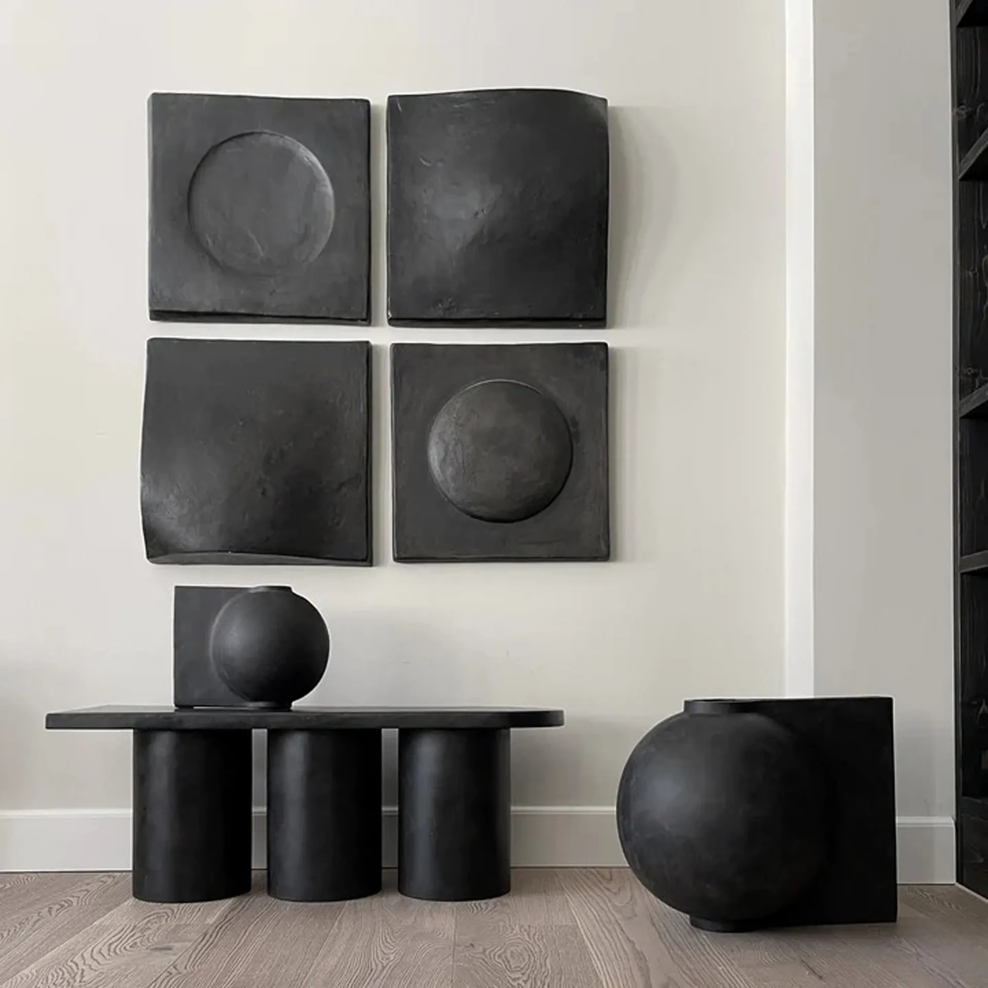 Sculpt Art Bubble Wanddekoration 58 x 58cm, Coffee 101 Copenhagen