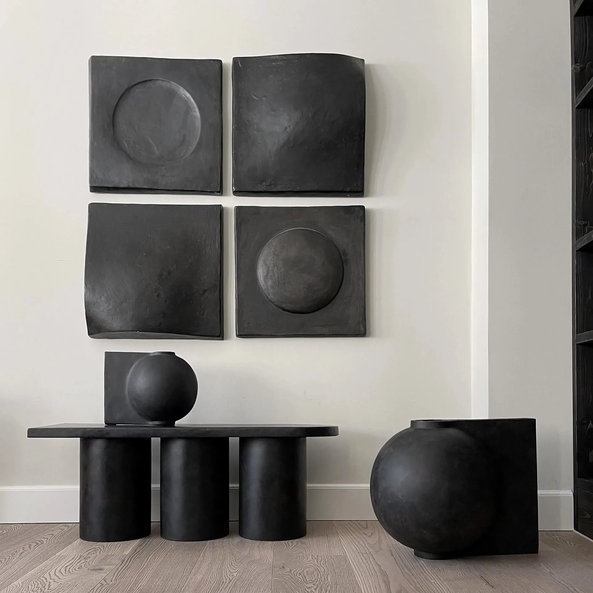 Sculpt Art Shield Wanddekoration 58 x 58cm, Coffee 101 Copenhagen