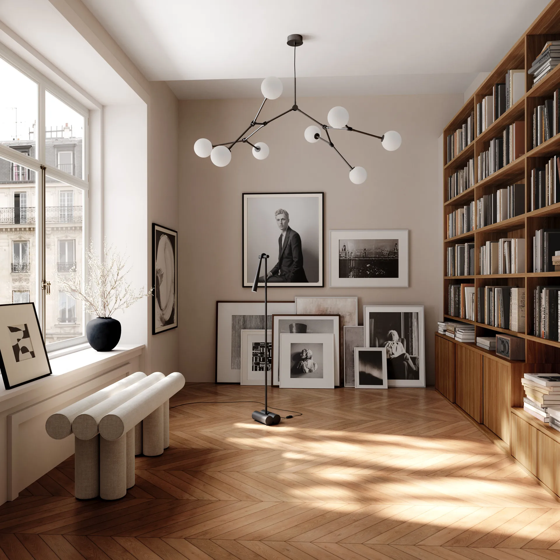 Snake Stehleuchte, Burned Black 101 Copenhagen