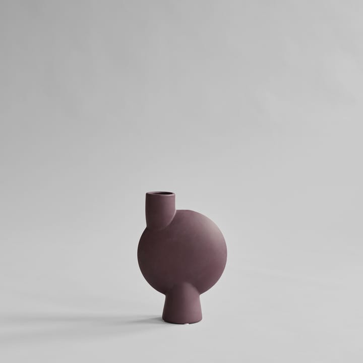 Sphere Vase Bubl Medio 18 x 26 cm, Red Mahogany 101 Copenhagen