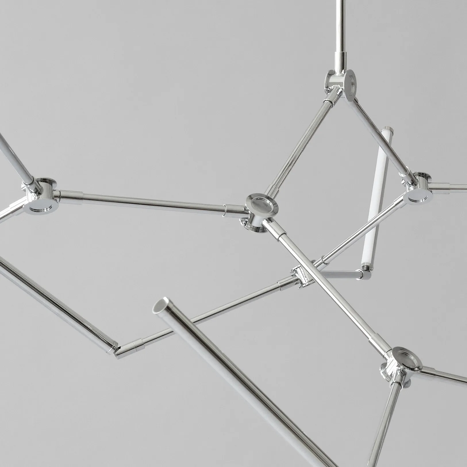 Stick chandelier Kronleuchter, Chrome 101 Copenhagen