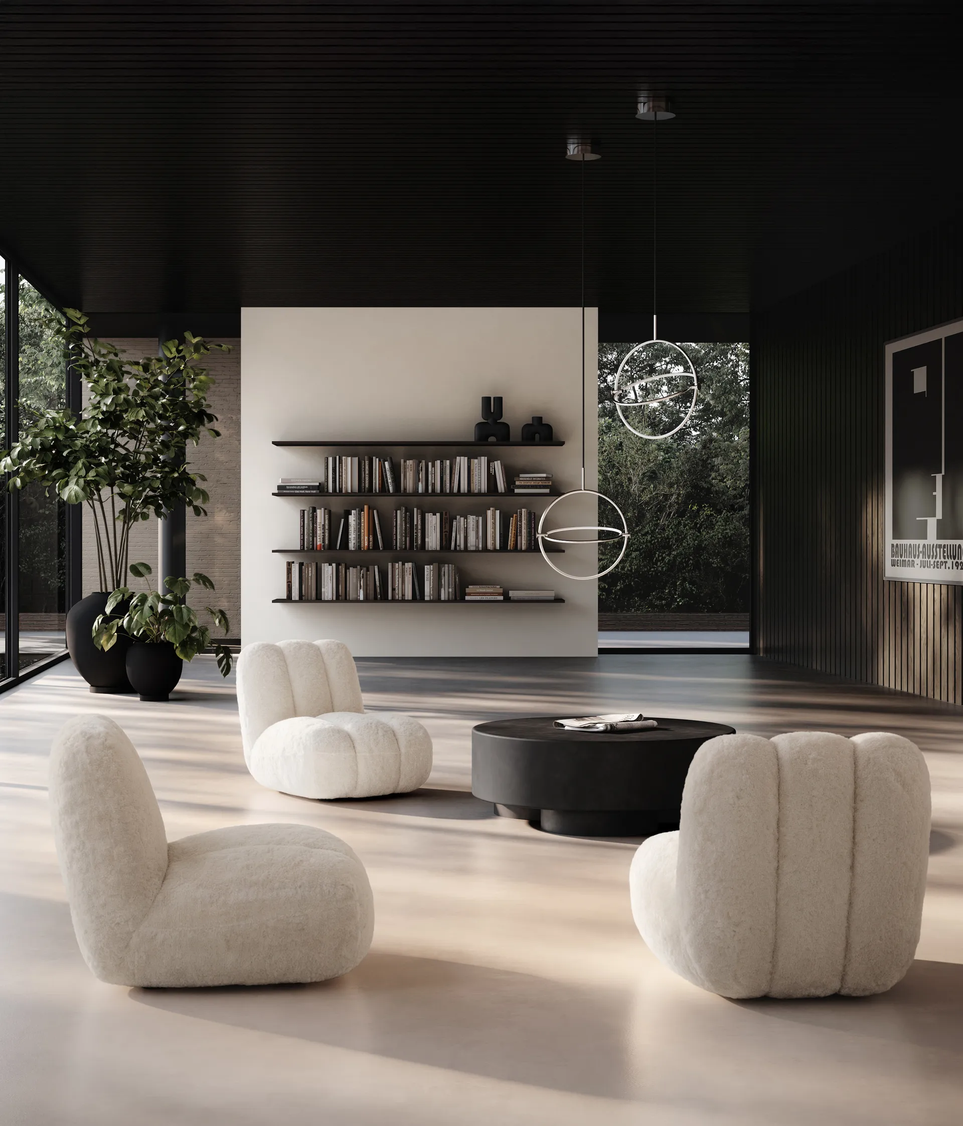 Sunao vas Medio 30 cm, Black 101 Copenhagen