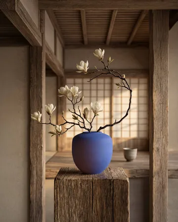 Sunao Vase medio 30 cm - Marrakech blue - 101 Copenhagen
