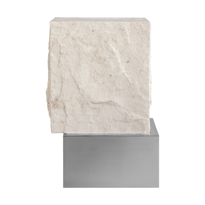 Temple Beistelltisch tall 50x33 cm - Chrome-limestone - 101 Copenhagen