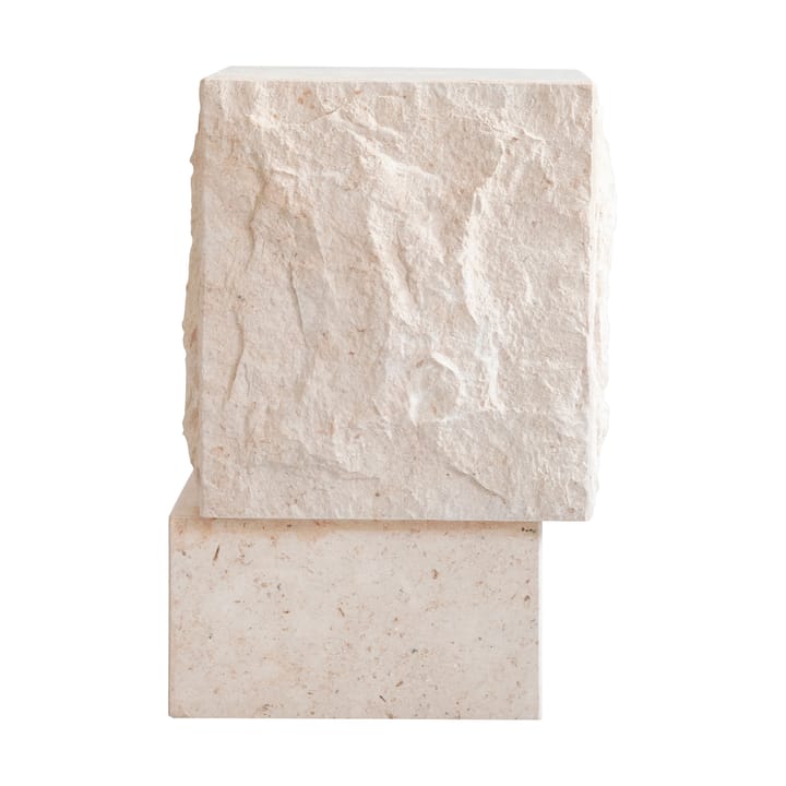 Temple Beistelltisch tall 50x33 cm - Chrome-limestone - 101 Copenhagen