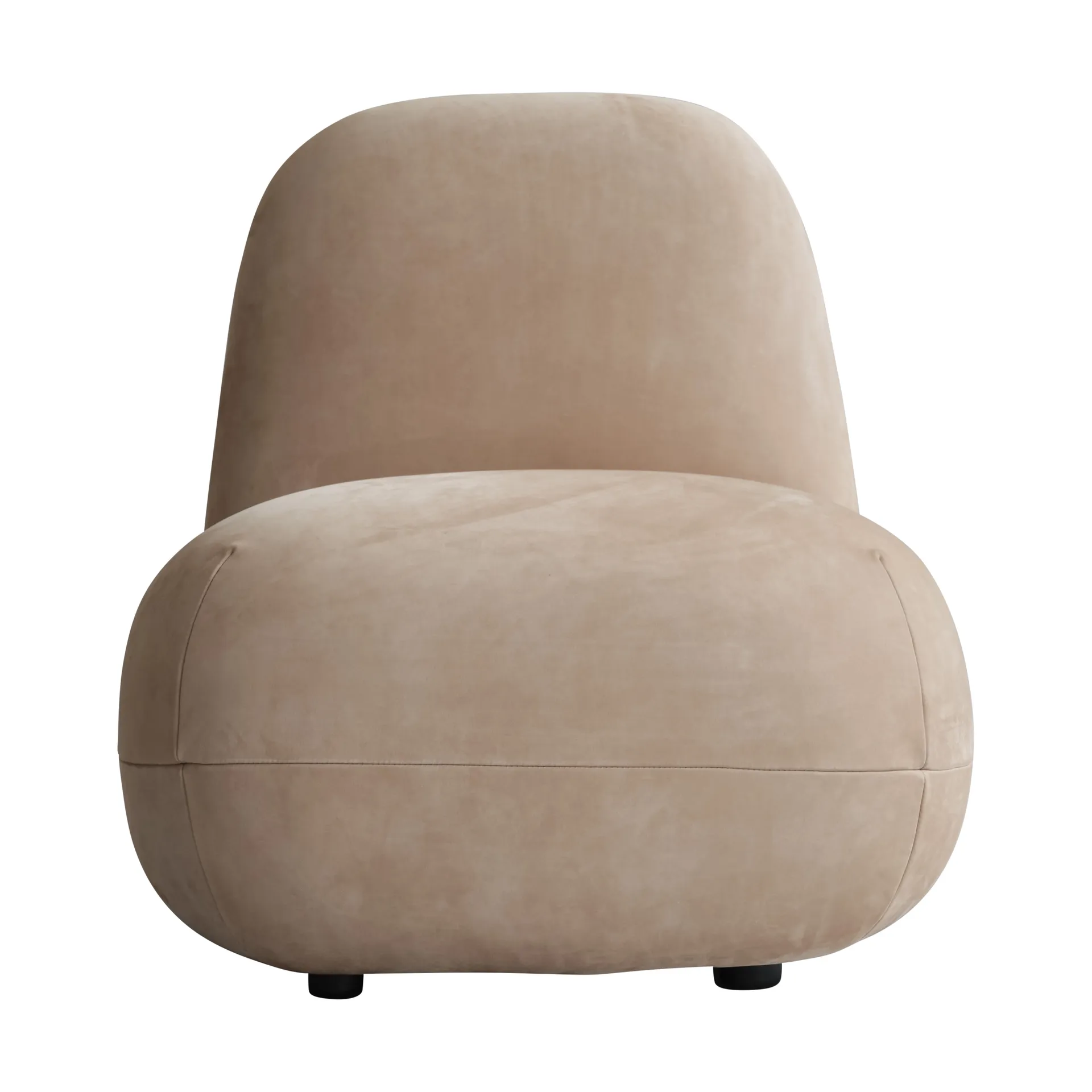 Toe Chair Flat Sessel 92x75 cm, Nubukleder 101 Copenhagen