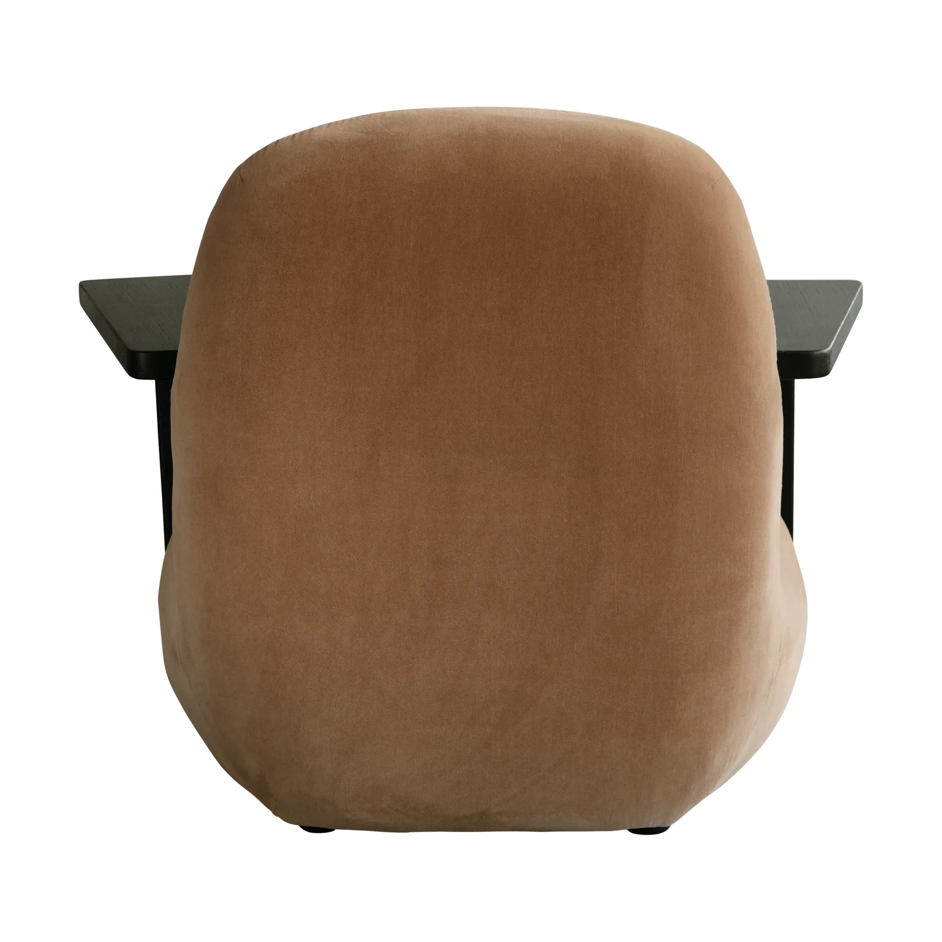 Toe chair Sessel mit Armlehnen, Coffee black oak-desert 101 Copenhagen
