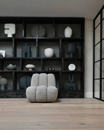 Toe Loungesessel bouclé - Smoked sand - 101 Copenhagen