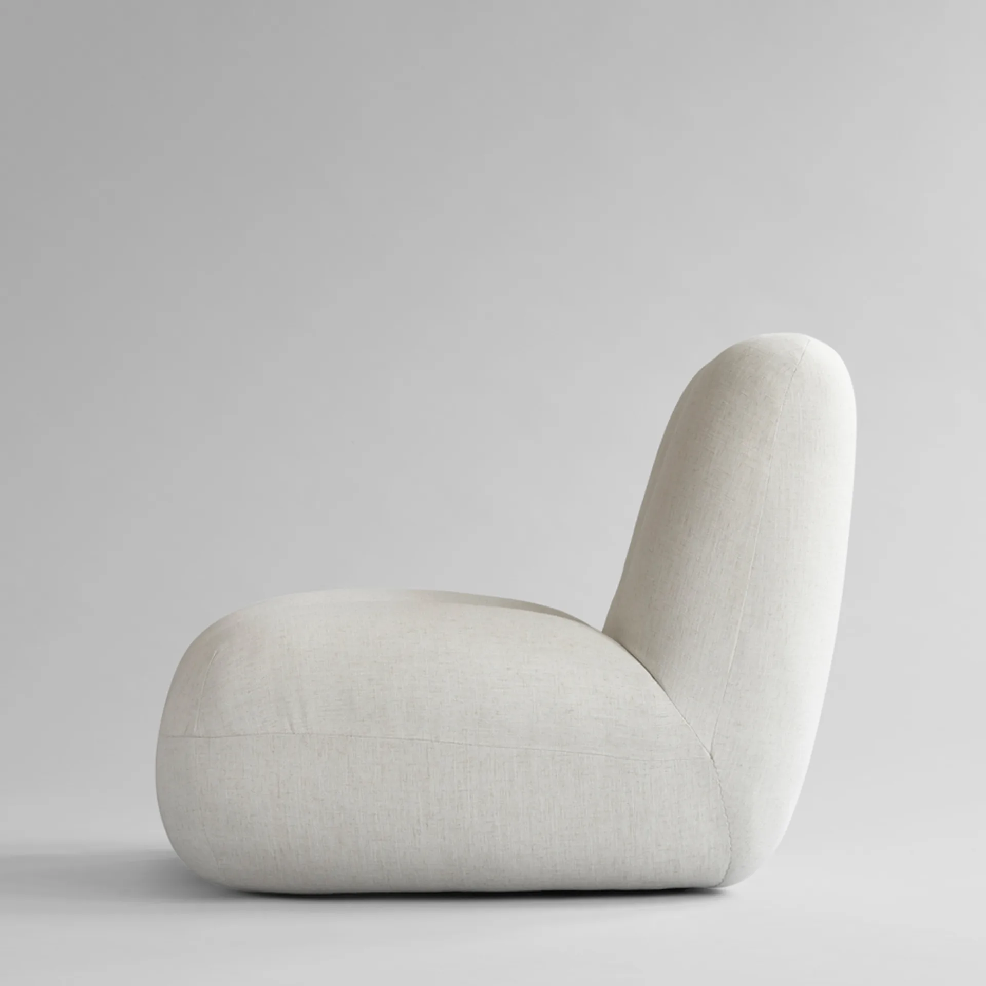 Toe Loungesessel linne, White chalk 101 Copenhagen