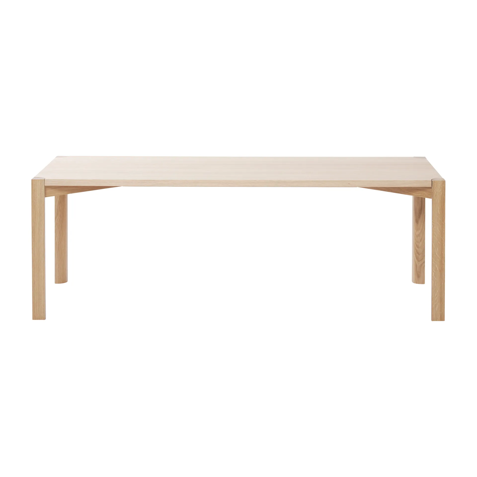 Anton Couchtisch 50 x 125cm, Eiche weiß pigmentiert 1898