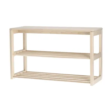 Bäckebo Schuhregal mit Sitzfläche - Birke, 80x48x30 cm - 1898