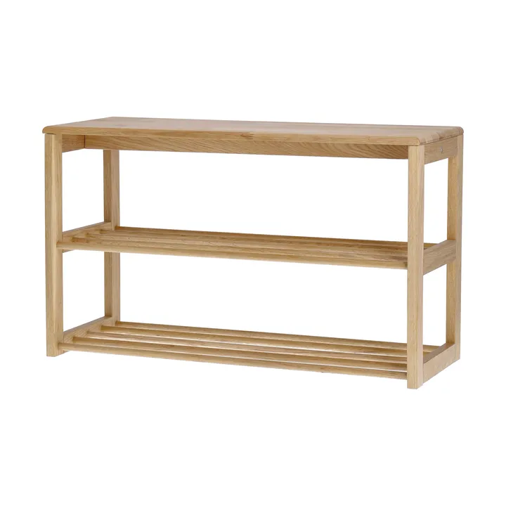Bäckebo Schuhregal mit Sitzfläche - Eiche, 80x48x30 cm - 1898
