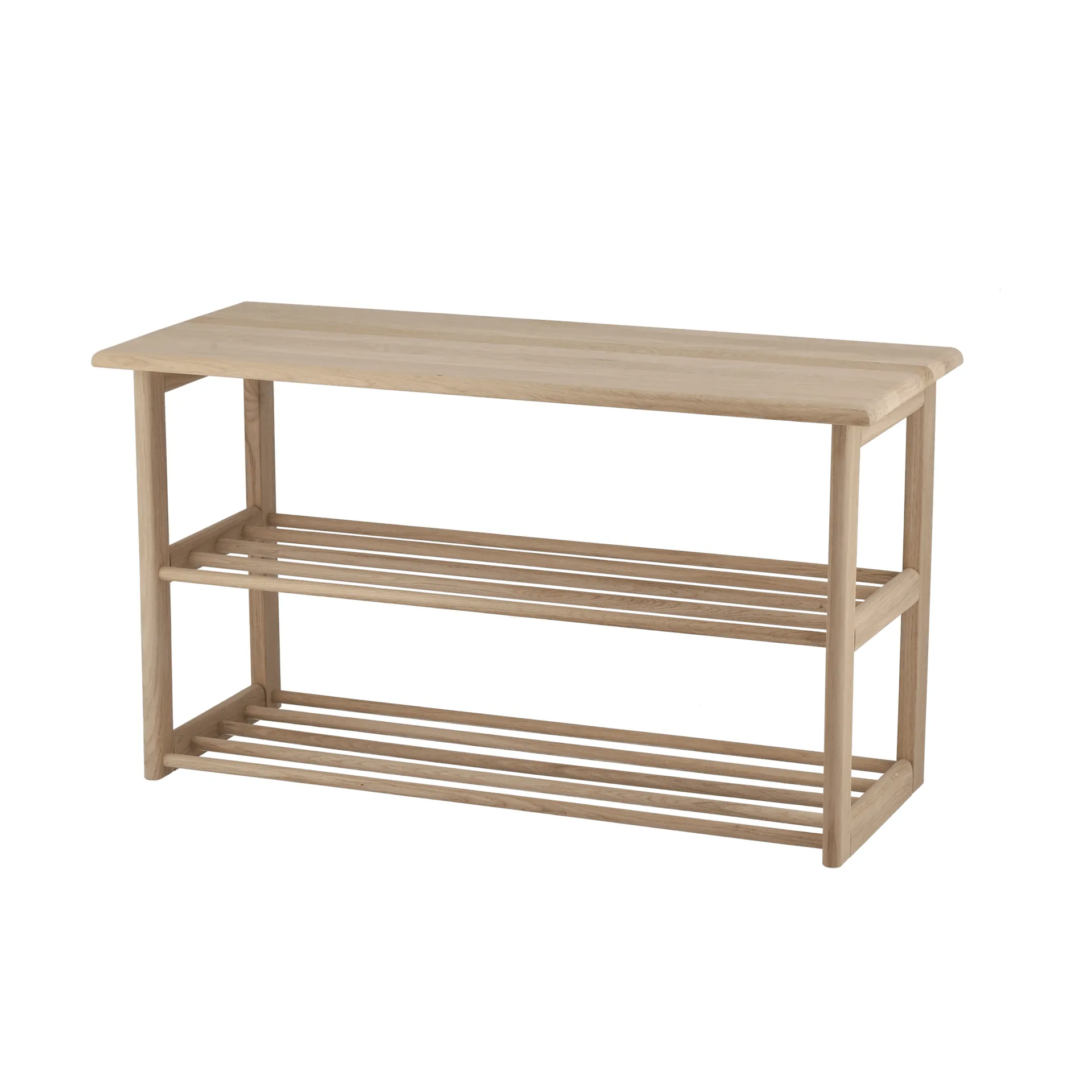 Bäckebo Schuhregal mit Sitzfläche, Eiche, 80x48x30 cm 1898
