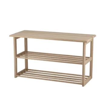 Bäckebo Schuhregal mit Sitzfläche - Eiche, 80x48x30 cm - 1898