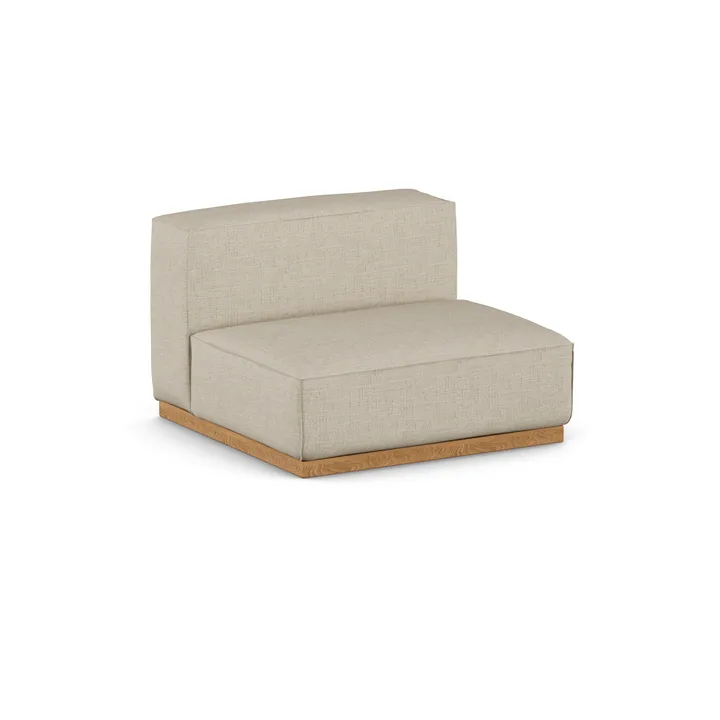 Bergsdal 1,5-Sitzer Sessel - Bern beige 0341-Eiche gebeizte Esche, 1,5-sitzig - 1898