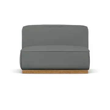 Bergsdal 1,5-Sitzer Sessel - Caleido grey 1240-Eiche gebeizte Esche, 1,5-sitzig - 1898