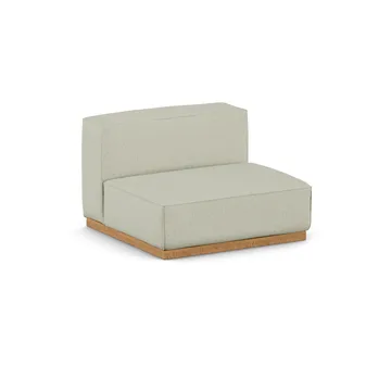 Bergsdal 1,5-Sitzer Sessel - Luisa beige 3981-Eiche gebeizte Esche, 1,5-sitzig - 1898