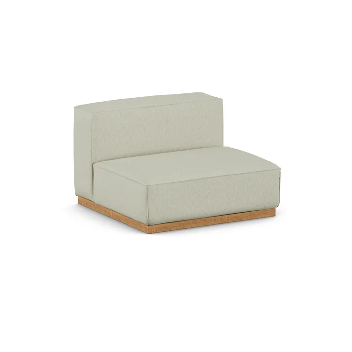 Bergsdal 1,5-Sitzer Sessel - Luisa beige 3981-Eiche gebeizte Esche, 1,5-sitzig - 1898