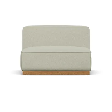 Bergsdal 1,5-Sitzer Sessel - Luisa beige 3981-Eiche gebeizte Esche, 1,5-sitzig - 1898