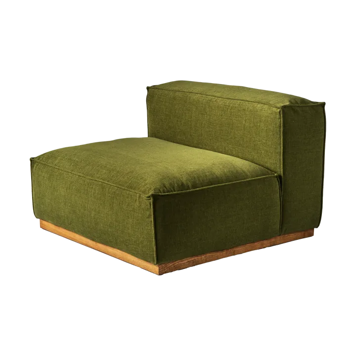Bergsdal 1,5-Sitzer Sessel - Luisa green 3975-Eiche gebeizte Esche, 1,5-sitzig - 1898
