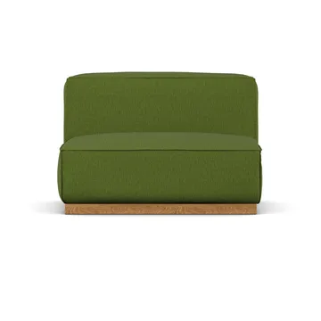 Bergsdal 1,5-Sitzer Sessel - Luisa green 3975-Eiche gebeizte Esche, 1,5-sitzig - 1898