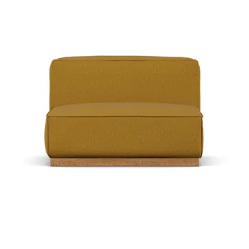 Bergsdal 1,5-Sitzer Sessel - Luiza Mustard 3972-eichengebeizte Esche, 1,5-Sitzer - 1898